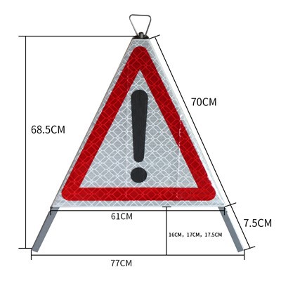 Varningstält Stativ Varningsskylt